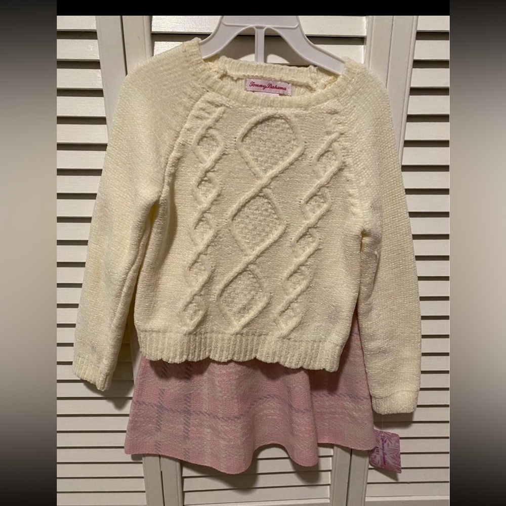 NWT Tommy Bahama 4T sweater and skirt set